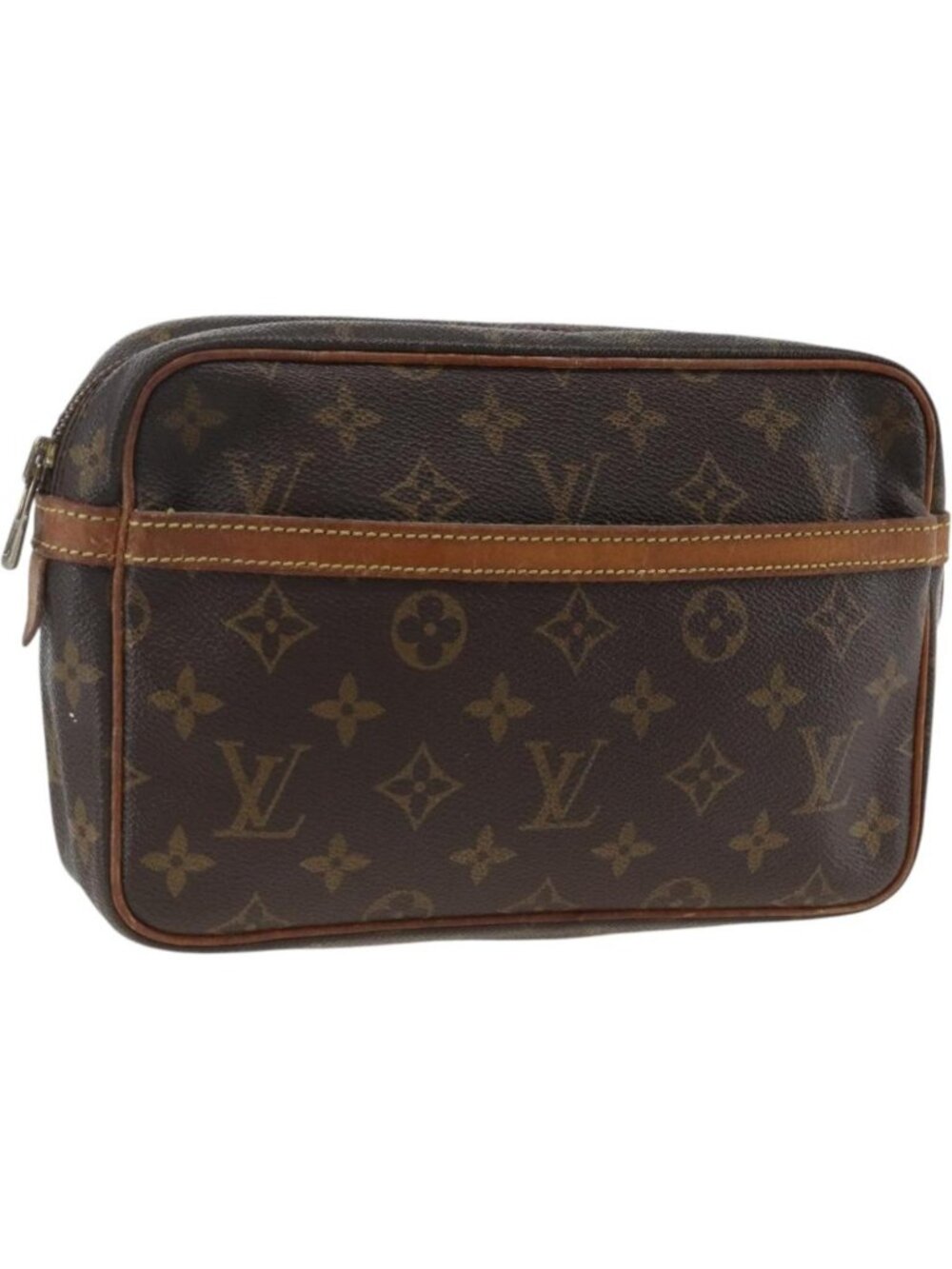 LOUIS VUITTON Monogram Compiegne 23 Clutch Bag M51847